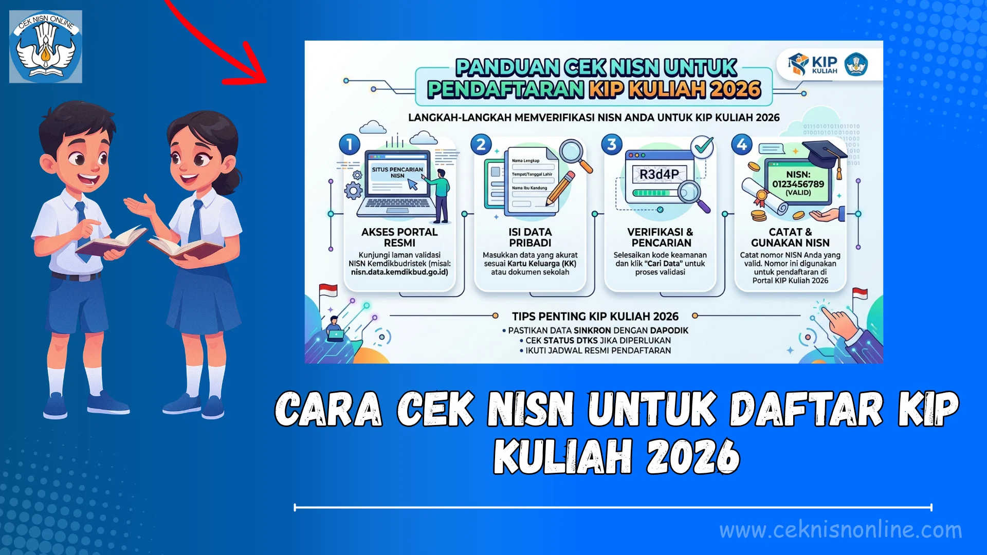 Cara Cek NISN untuk Daftar KIP Kuliah 2026